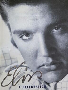 Elvis: A Celebration Hardcover Photo Book - Black & White Cover